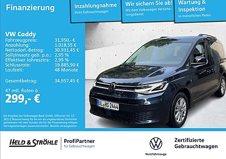 VW Caddy Volkswagen Life 2.0 TDI DSG LED PDC SHZ APP-CONNECT