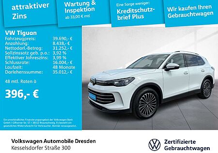 VW Tiguan Volkswagen 1.5 eTSI DSG Elegance AHZV LED NAvi Kamer