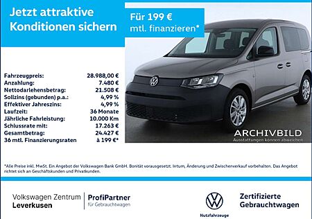 VW Caddy Volkswagen Kombi VIRT PDC NAVI SHZ KEYLESS KAM KLIMA