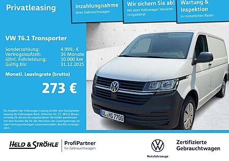 VW T6 Transporter Volkswagen T6.1 Transporter T6.1 Kasten KR 2.0 TDI AHK PDC FLÜGELT.