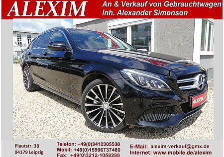 Mercedes-Benz C 180 T CGI/LED/Teilleder/KeylesGo/Panorama