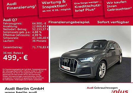 Audi Q7 S line 50 TDI qu.tiptr. AHK STDHZG MATRIX HUD