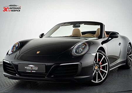 Porsche 991 Carrera 4S Cabrio Schwarz Beige Exklusive