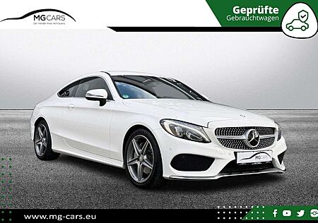 Mercedes-Benz C 220 C220d~Coupe~AMG~Burmester~360°~HUD~97TKM~1.Hand!