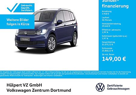 VW Touran Volkswagen 1.5 COMFORTLINE 7SITZE AHK CAM ACC NAVI
