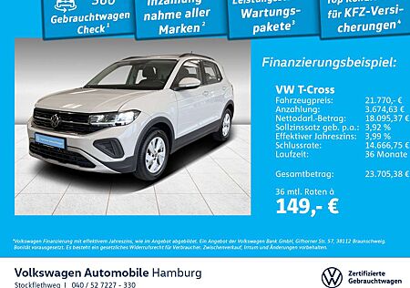 VW T-Cross gebraucht kaufen VW T-Cross Volkswagen 1.0 TSI ACC Navi Kamera CarPlay IQ.Drive