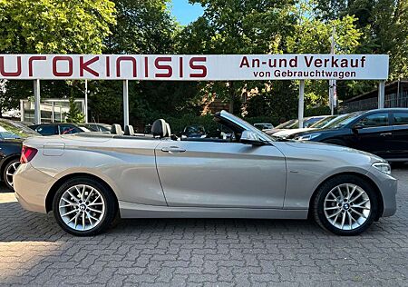 BMW 218 i Cabrio Luxury Line*LEDER*BI-XENON*NAVI*PDC*