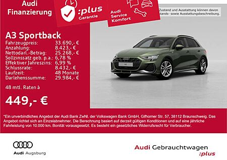 Audi A3 S line 30 TFSI *ACC*LED*KAM*8-fach*