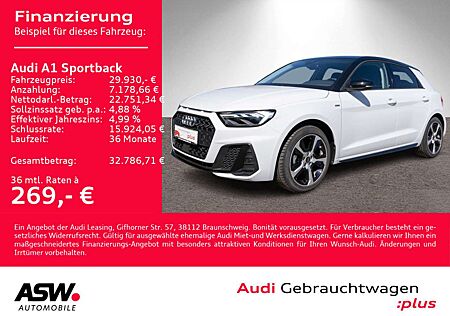 Audi A1 S line 30TFSI Stronic LED Navi PDC