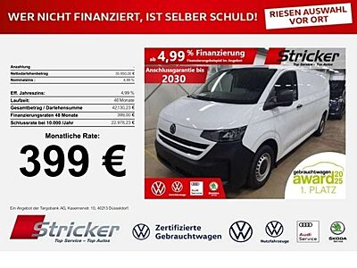 Volkswagen T7 Transporter Kasten langer Radstand 2.0TDI DSG 399,-ohne Anzah