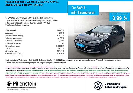 VW Passat Volkswagen Business 1.5 eTSI DSG AHK APP-C. AREA-VIEW