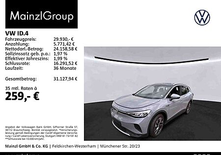 VW ID.4 Volkswagen Pro Performance 77kWh (82kWh) AHK Kam. ACC