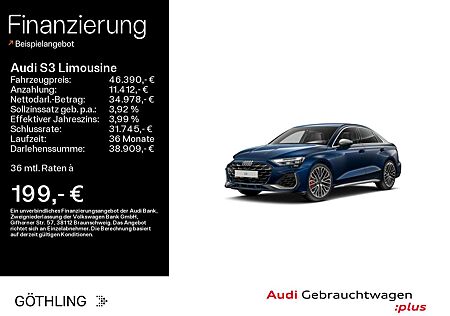 Audi S3 TFSI S tro*Matrix*Virtual*Navi+*Spo