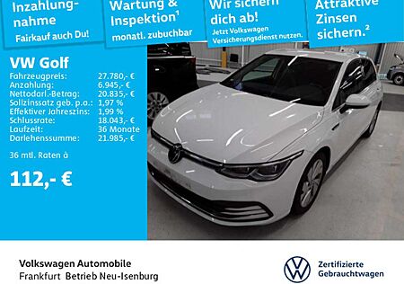 VW Golf Volkswagen VIII 2.0 TDI Style Navi LEDPlus DAB+ FrontA
