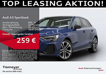 Audi A3 30 TFSI S LINE PANO LED KAMERA AHK