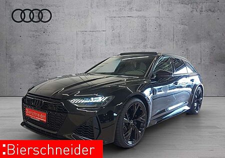Audi RS6 Avant All Black LASER 22 B&O PANO HEAD-UP UMGEBUNG