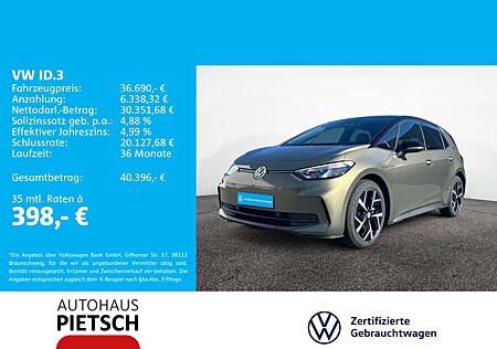 VW ID.3 Volkswagen Goal Pro GOAL 150 kW (204 PS) 59 kWh 1-Gang