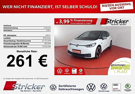VW ID.3 Volkswagen 1st Max 150/58 261,-ohne Anzahlung Pano HUD