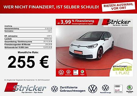 VW ID.3 Volkswagen 1st Max 150/58 255,-ohne Anzahlung Pano HUD