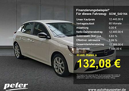 Opel Corsa F 1.2 Edition Klima Sitzheizung Allwetter