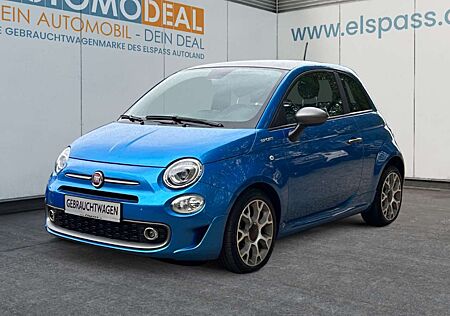 Fiat 500 Sport PANODACH TEMPOMAT APPLE/ANDROID ALU PDC BLU