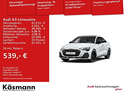 Audi A3 S line 35TFSI LED AHK NAV ACC KAM