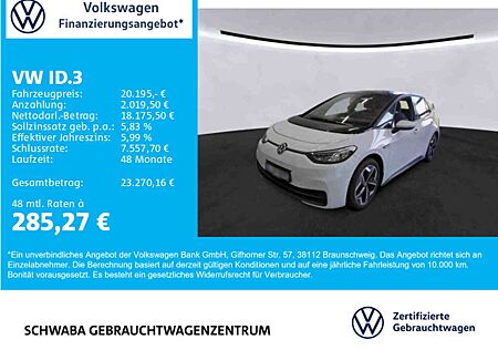 VW ID.3 Volkswagen Pro Performance *ACC*LED*NAVI*LANE*8-fach*