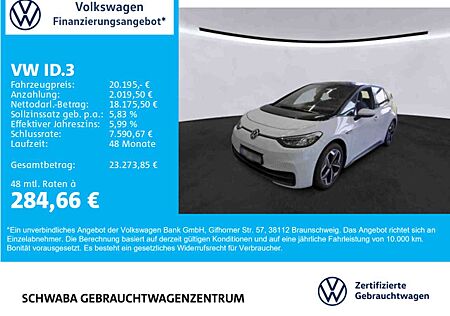 VW ID.3 Volkswagen Pro Performance *ACC*LED*NAVI*LANE*8-fach*
