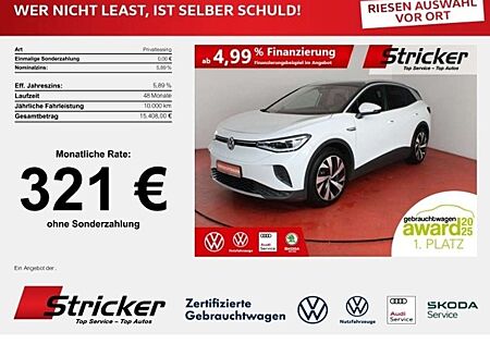 VW ID.4 Volkswagen Pro Performance 150/77 321,-ohne Anzahlung AHK AC