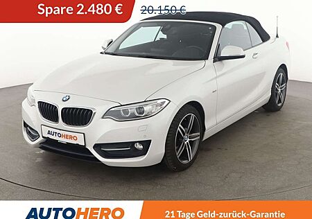 BMW 220i 220 Sport Line Aut.*NAVI*PDC*SHZ*BiXENON*TEMPO*