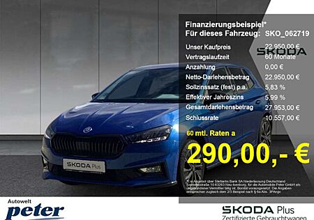 Skoda Fabia TSI MONTE CARLO **LED*NAVI*KAMERA*SITZH.**