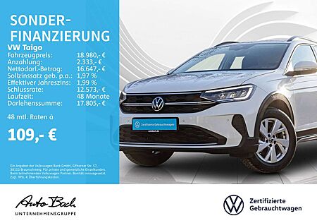 VW Taigo Volkswagen 1.0 TSI "Life" Navi LED Digital Cockpit EP