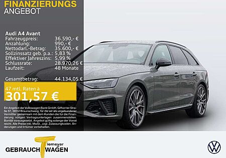 Audi A4 40 TFSI Q 2x S LINE LM19 KAMERA NAVI+ V
