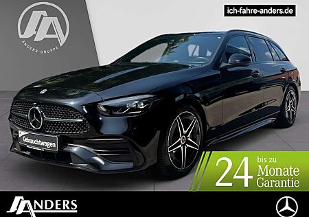 Mercedes-Benz C 220 d T +AMG+SHZ+Pano+AHK+KeyLess+PDC+Night+LM