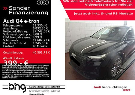 Audi Q4 e-tron gebraucht kaufen Audi Q4 e-tron Sportback 50 quattro S line Leder Ambi