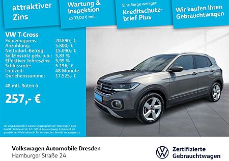 VW T-Cross Volkswagen Style 1.0 TSI DSG LED KAMERA BLINDSPOT