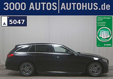 Mercedes-Benz C 220 T d AMG-Line T-Leder Navi LED RFK Distr.+