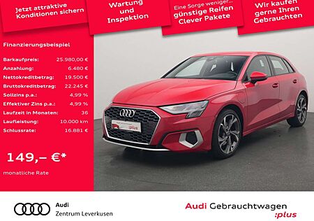 Audi A3 Sportback e advanced S-TRON NAVI VIRT LED