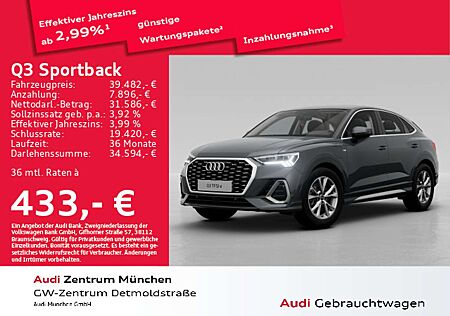 Audi Q3 45 TFSI e S tronic S line Virtual+/
