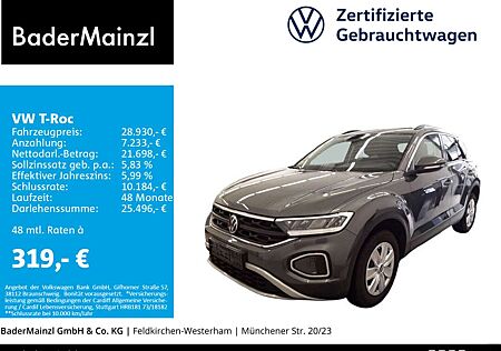 VW T-Roc Volkswagen 1.5 TSI DSG Life Navi Kamera SHZ Virtual
