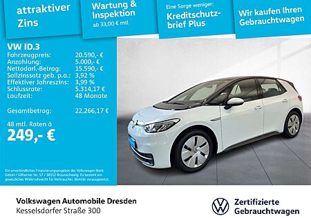 VW ID.3 Volkswagen Pure Performance LED Navi PDC