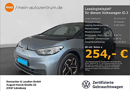 VW ID.3 Volkswagen Pure Performance 55 kWh Alu LED Navi Sitzheizung P