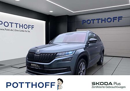 Skoda Kodiaq gebraucht kaufen Skoda Kodiaq 2.0 TDI DSG 4x4 SPORTLINE STDHZG AHK KAMERA