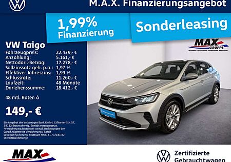 VW Taigo Volkswagen 1.0 TSI MOVE LED+PANO+KAMERA+NAVI+APP+ALU+