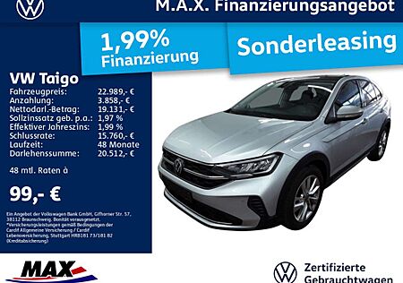 VW Taigo Volkswagen 1.0 TSI MOVE LED+PANO+KAMERA+NAVI+APP+ALU+