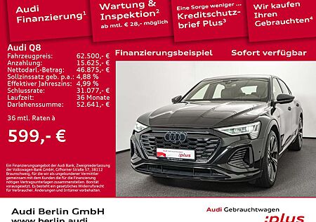 Audi Q8 Sportback S line 55 e-tron qu. AHK MATRIX 360