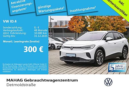 VW ID.4 Volkswagen Pure WärmePumpe CCS Navi LED Kamera Alu19Ha