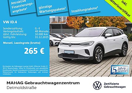 VW ID.4 Volkswagen Pure WärmePumpe CCS Navi LED Kamera Alu19Ha