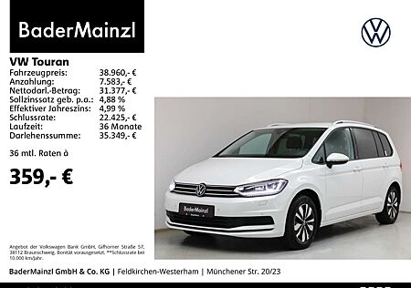 VW Touran Volkswagen 1.5 TSI DSG AHK Kamera SHZ Matrix ACC 7-S