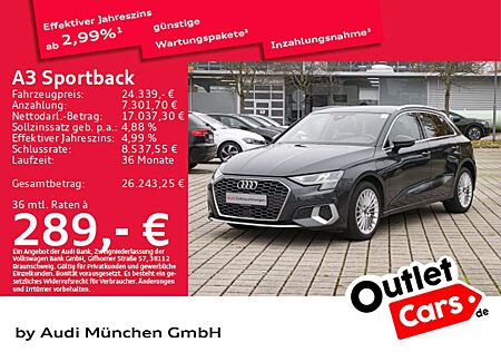 Audi A3 40 TFSI e S tronic Navi+/Virtual+/A